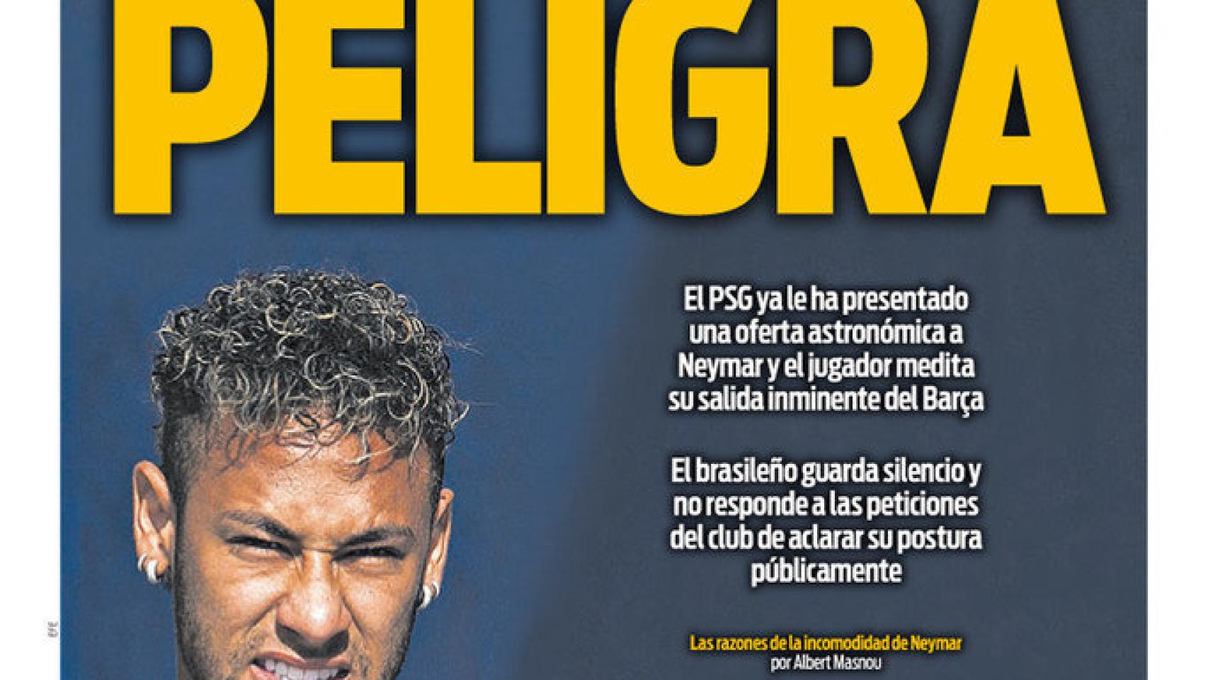 Portada diario Sport (21/07/17)