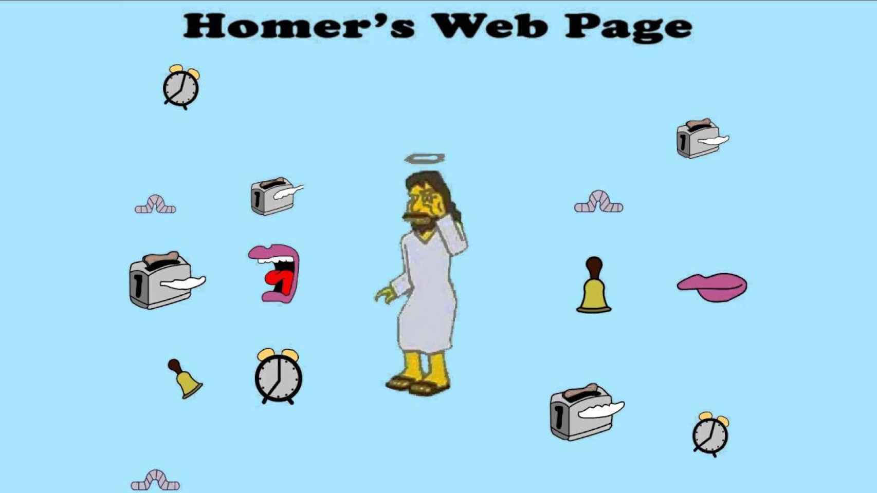 La página web de Homer Simpson