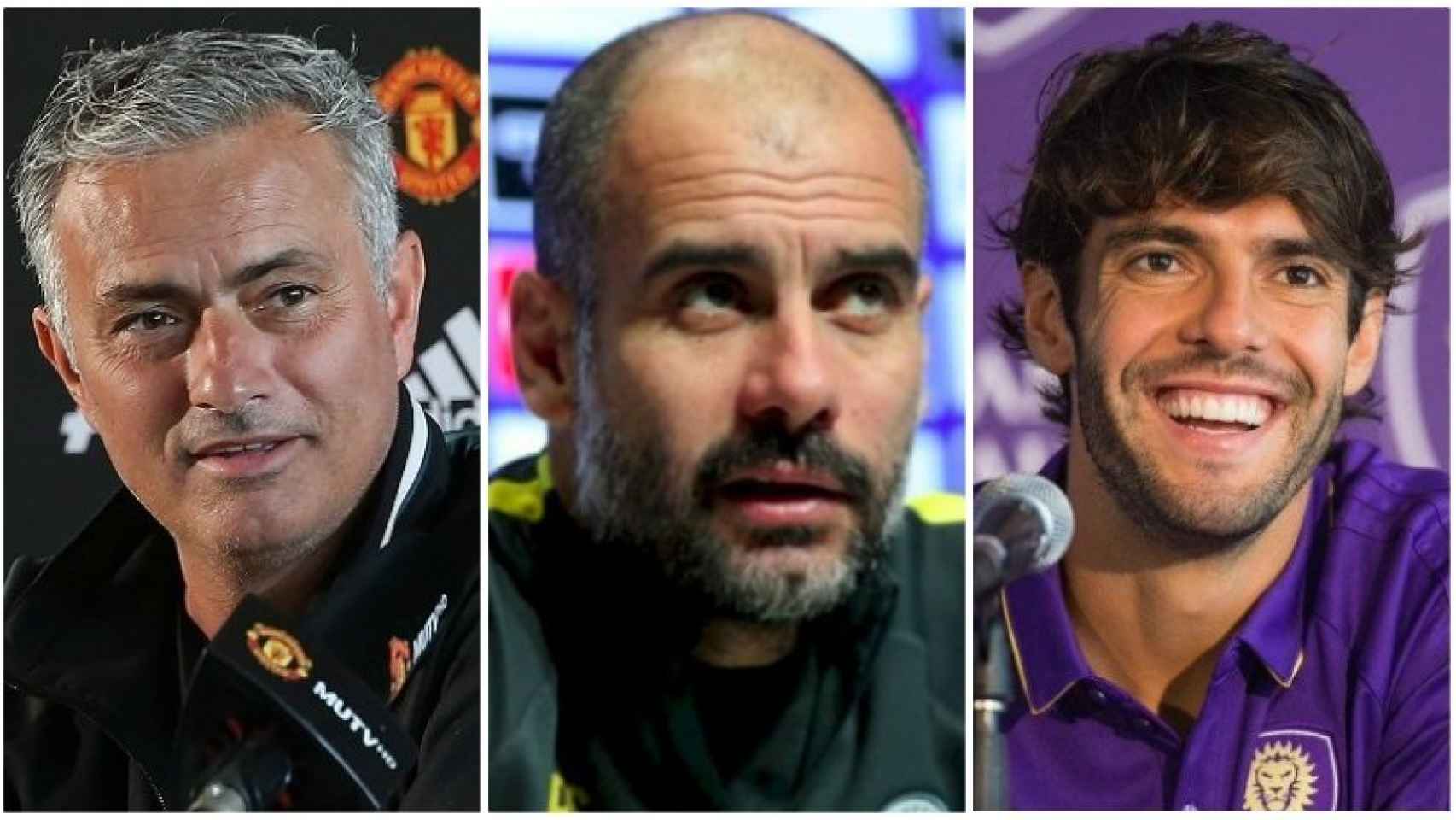 Mourinho, Guardiola y Kaká