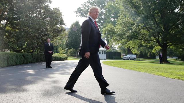 Donald Trump, en la Casa Blanca.