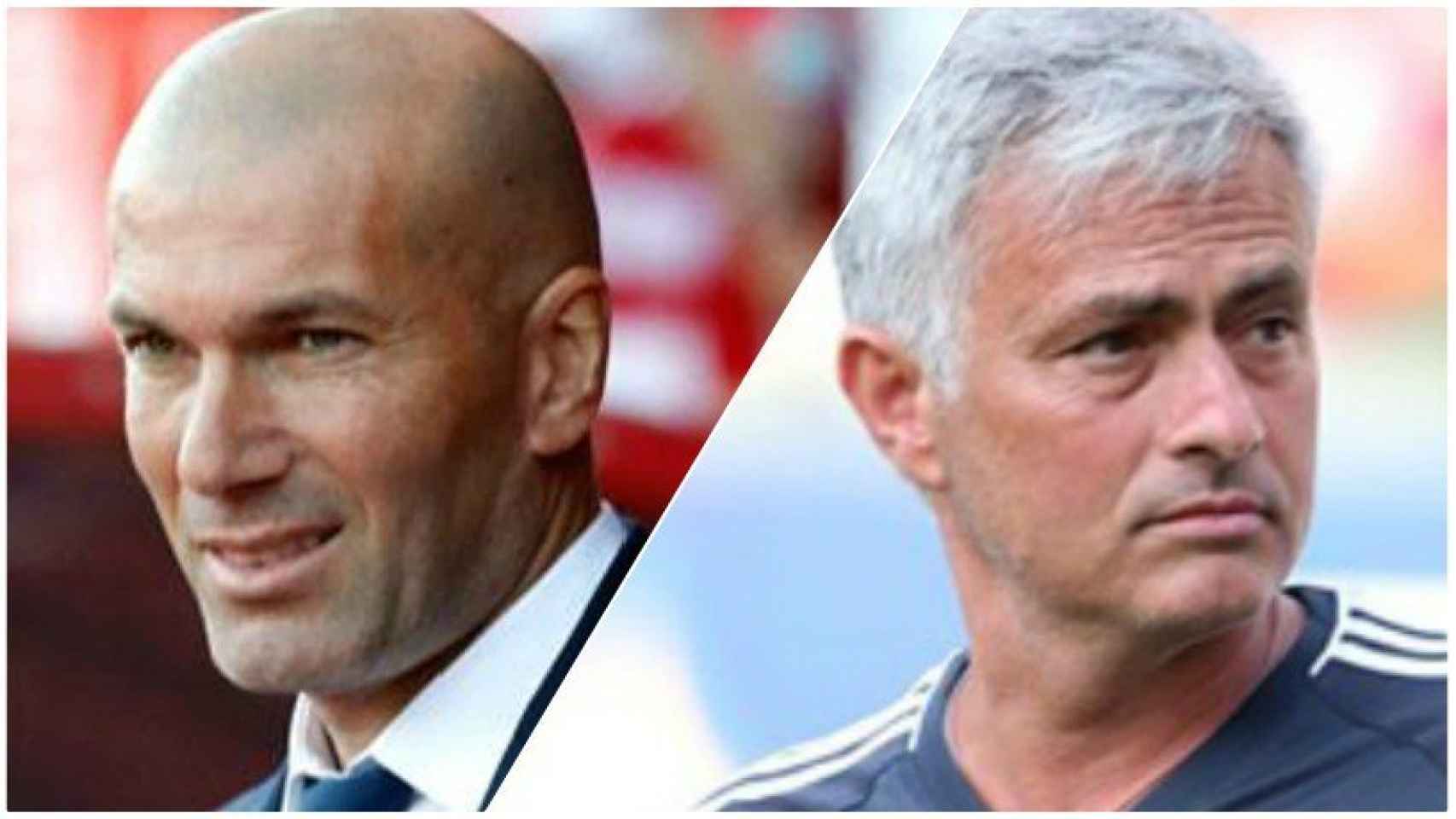 Zinedine Zidane y José Mourinho