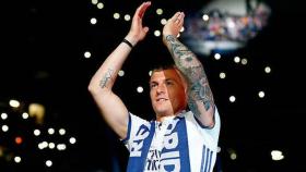 Kroos durante la celebración de la Duodécima y La Liga.