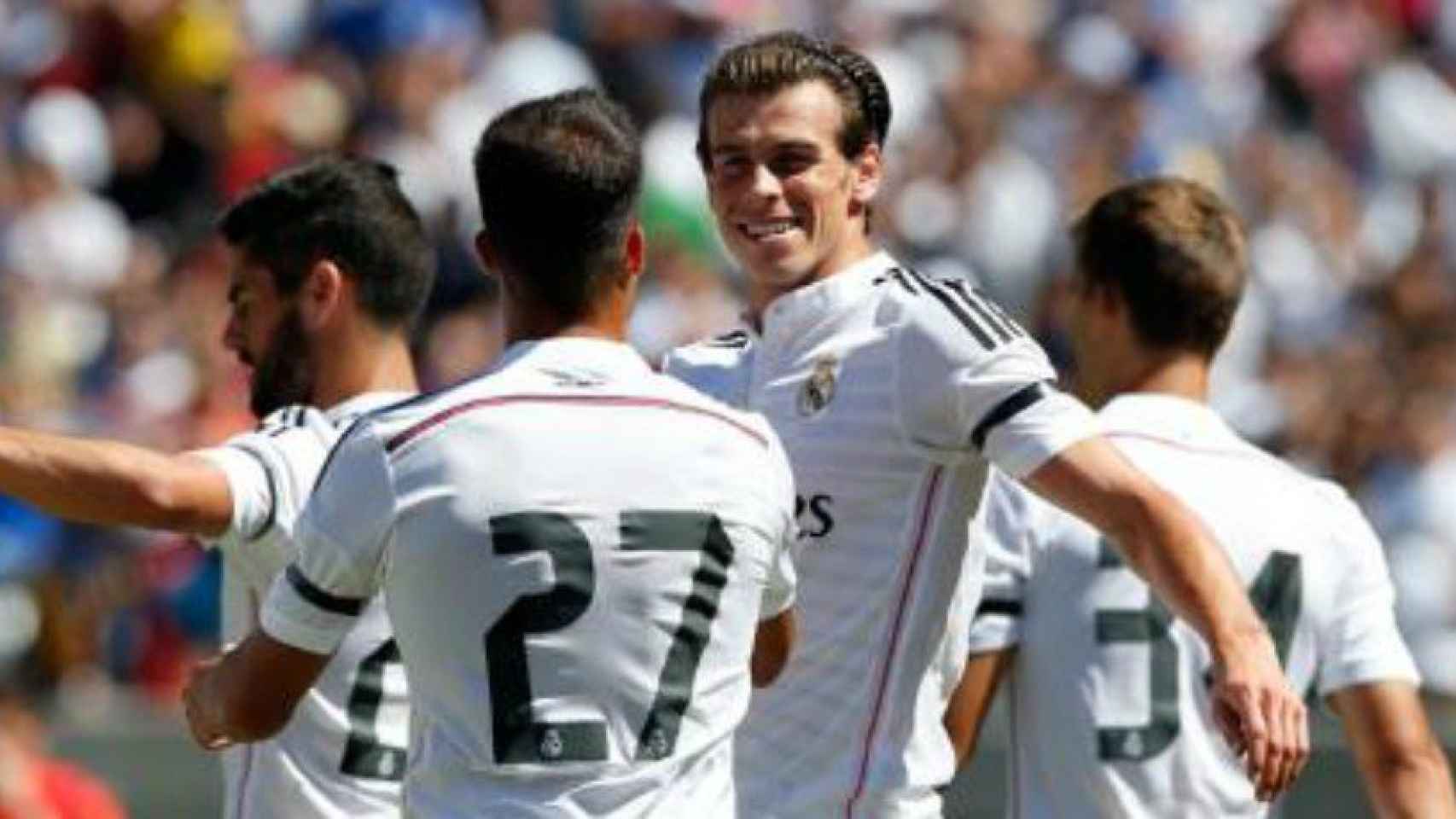 Bale anota un gol contra el United en 2014