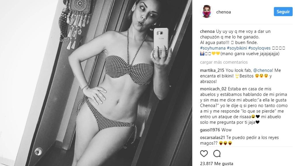 Chenoa en su perfil de Instagram.