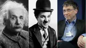 Albert Einstein, Charles Chaplin y Bill Gates, zurdos y mentes geniales.