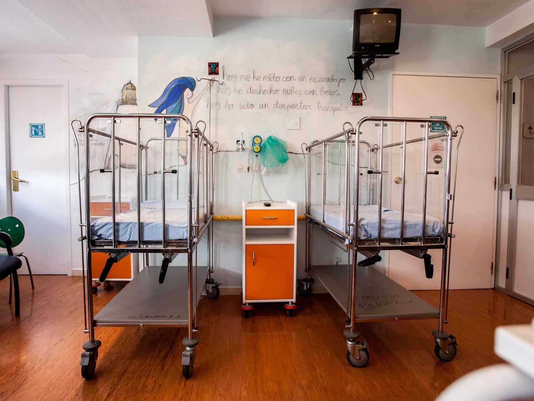 La sala de neonatos del Hospital de Zaragoza.