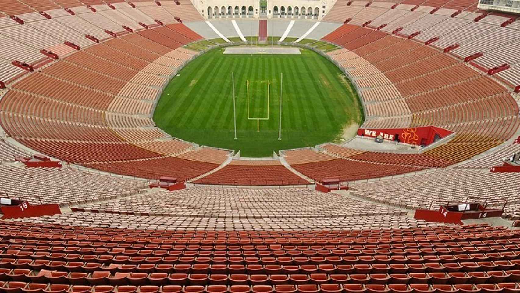 Los Angeles Memorial Coliseum, estadio en el que jugará el Madrid. Foto: lacoliseum.com