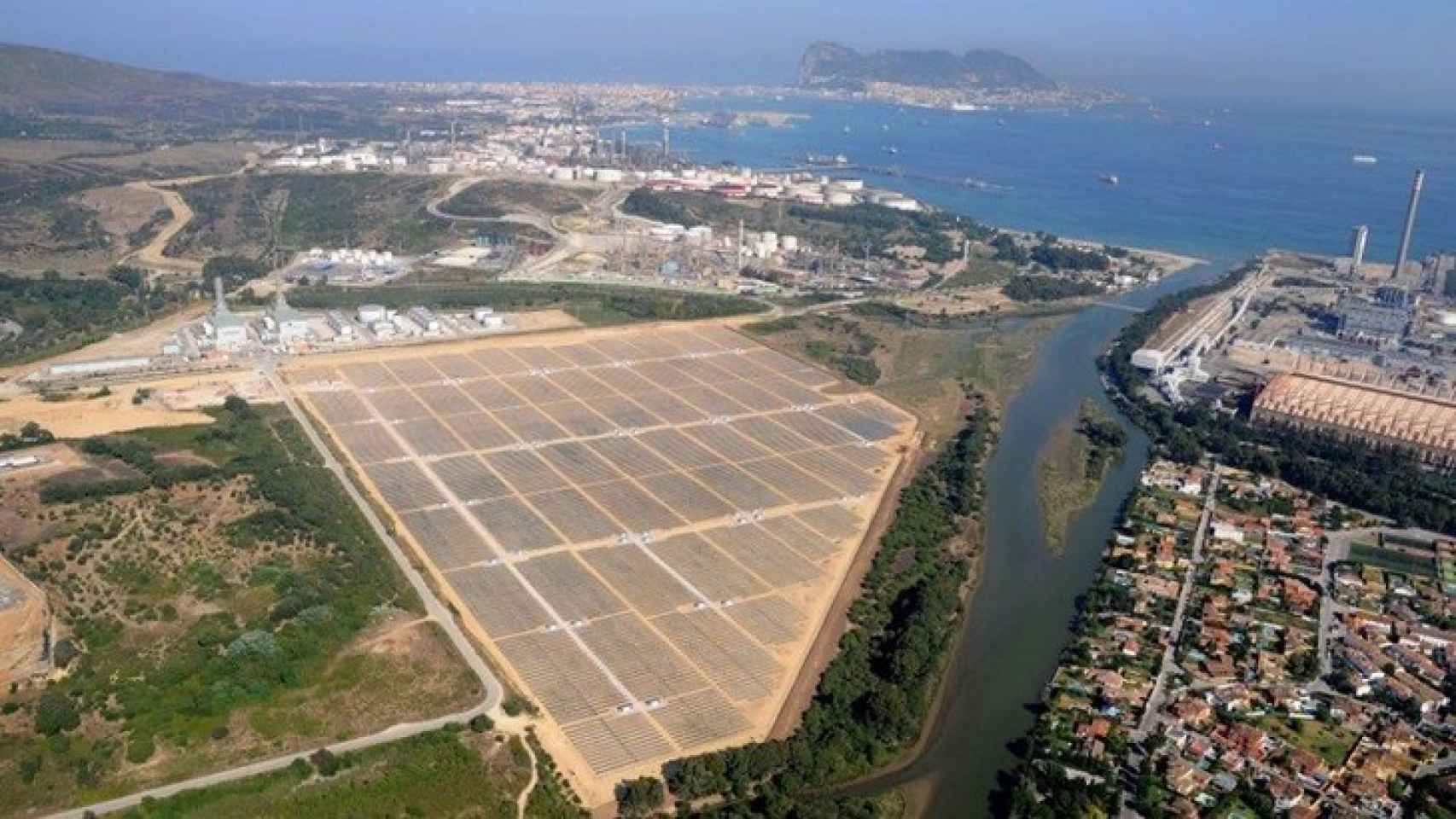 Planta solar de Endesa en Cádiz.