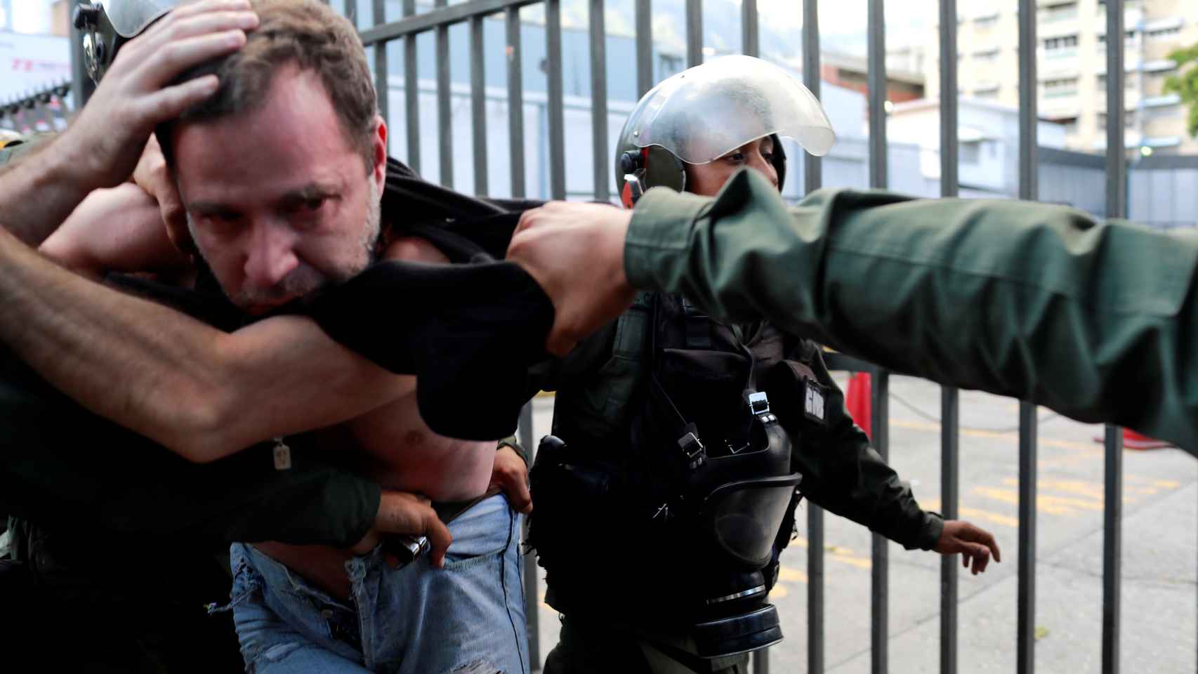La Policía venezolana detiene a un hombre