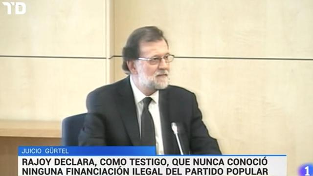 El Telediario de La 1 intenta minimizar la declaración de Rajoy