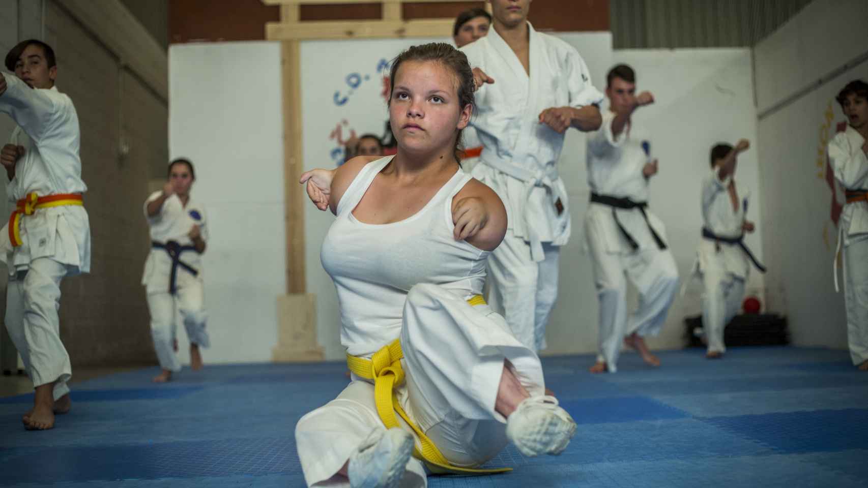 Ana, la niña karateca ejemplar para todos.
