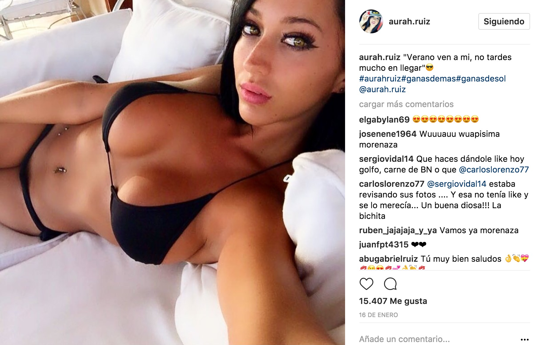 Vídeo | Aurah Ruiz, la pareja de Jesé, calienta las redes y presume de  cuerpazo tras el embarazo