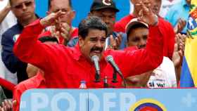 Maduro, durante el mitin que ofreció en Caracas.