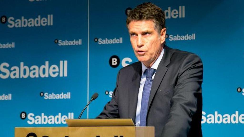 El CEO de Banco Sabadell, Jaume Guardiola, estimó un impacto anual positivo de 115 millones con el plan de eficiencia.