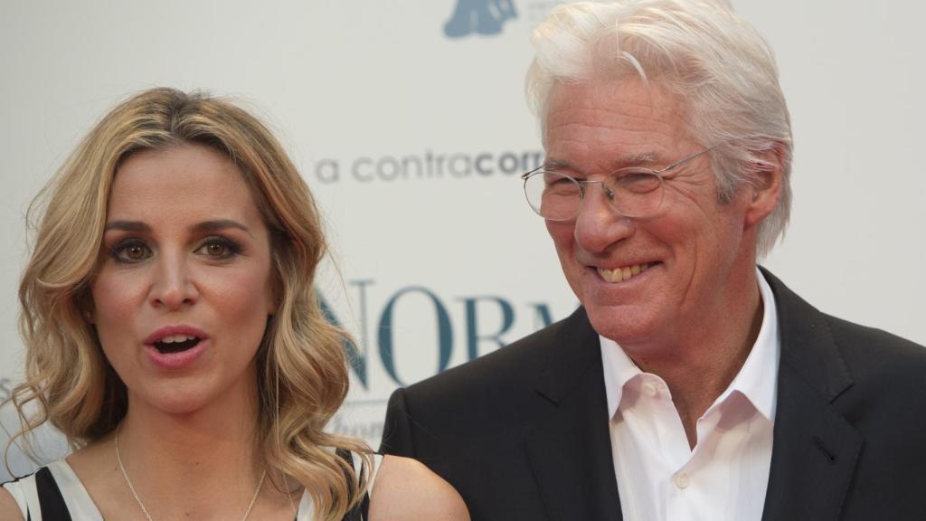 Richard Gere y Alejandra Silva, la amiga de la pareja.