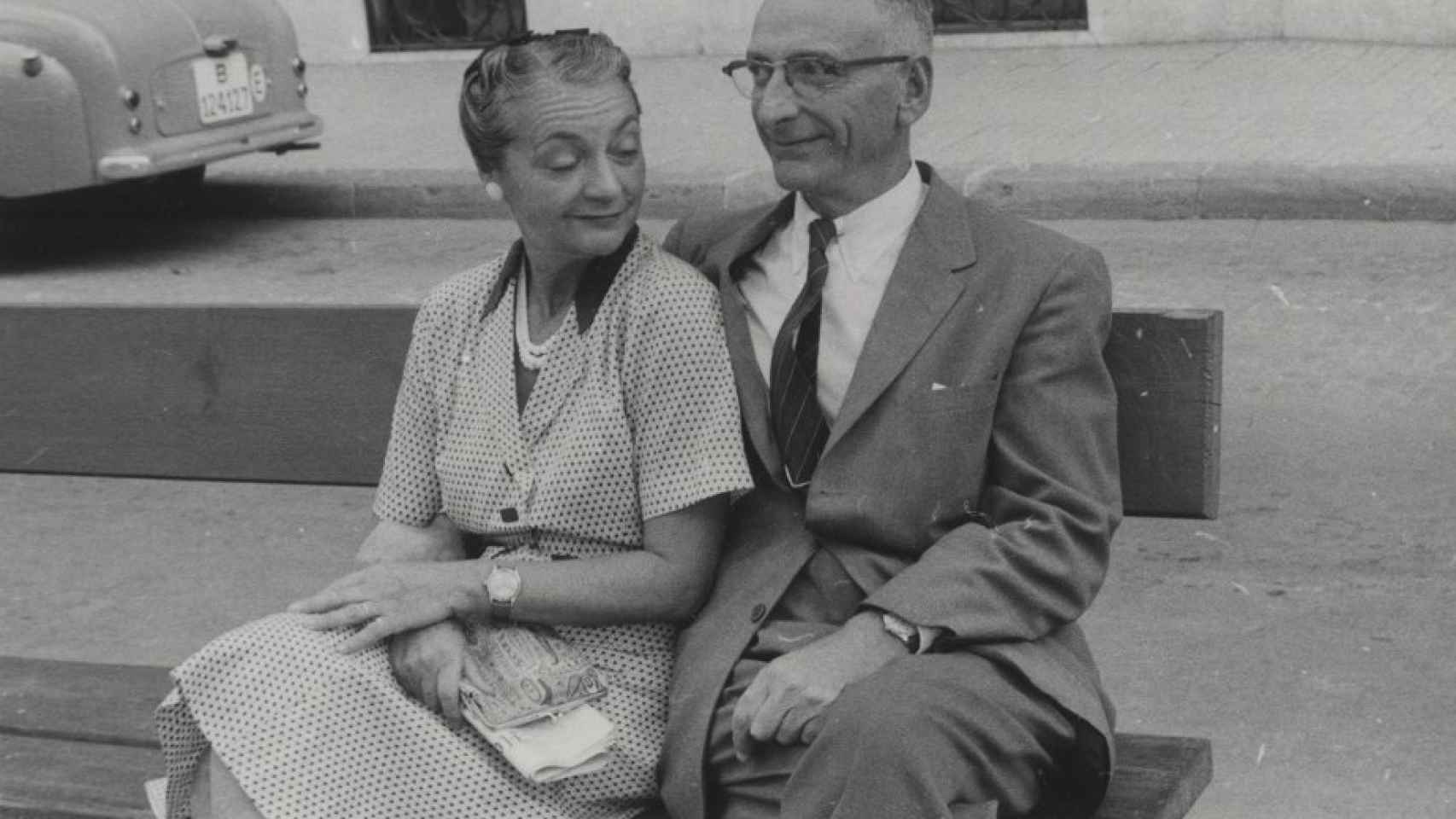 Louis y Josefa Flexner en 1958.