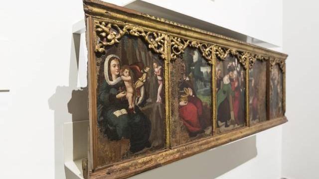 Retablos, cuadros y murales conforman el grueso del tesoro secuestrado de Sijena