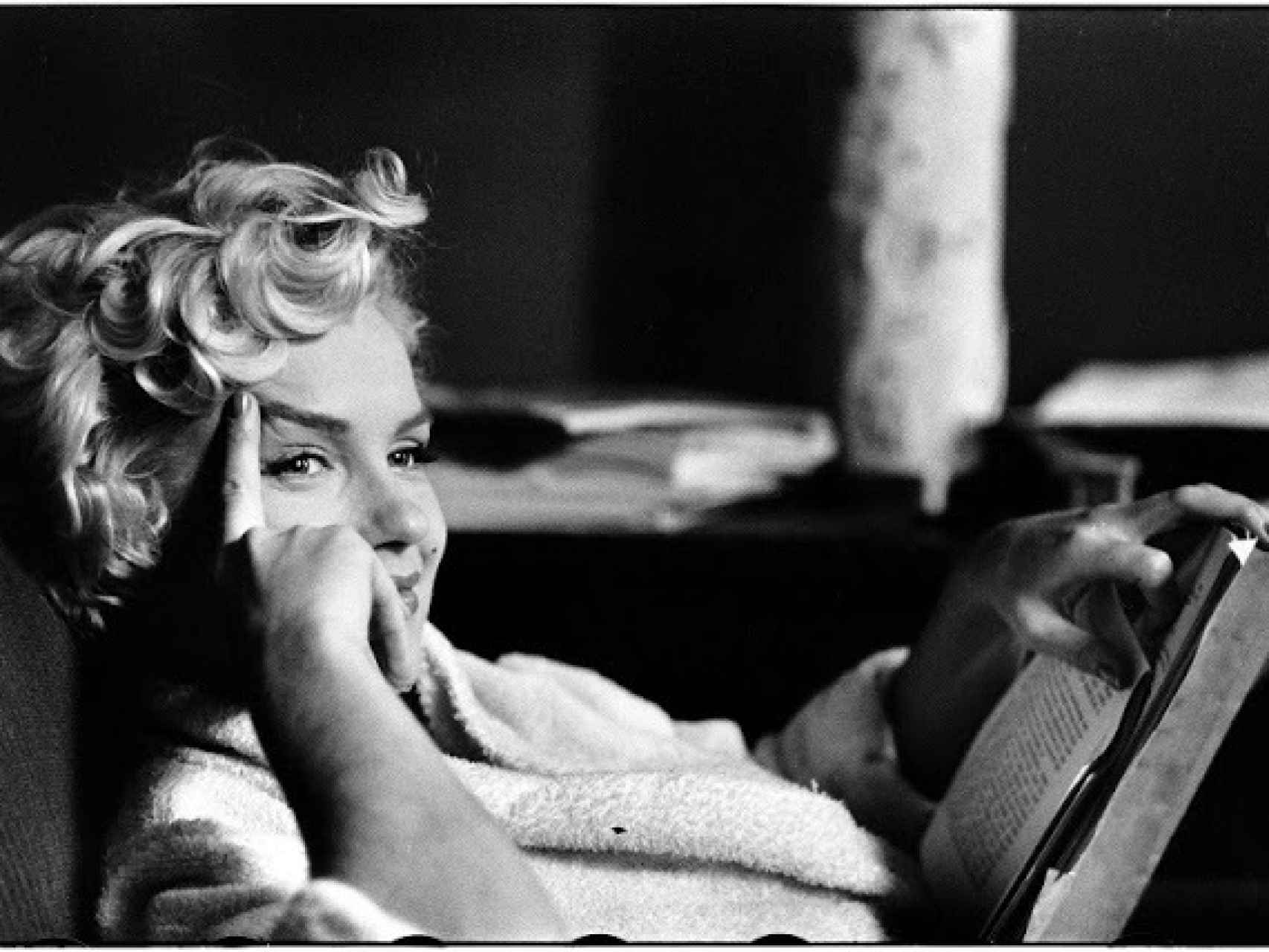Marilyn Monroe retratada por el fotógrafo en Nueva York.