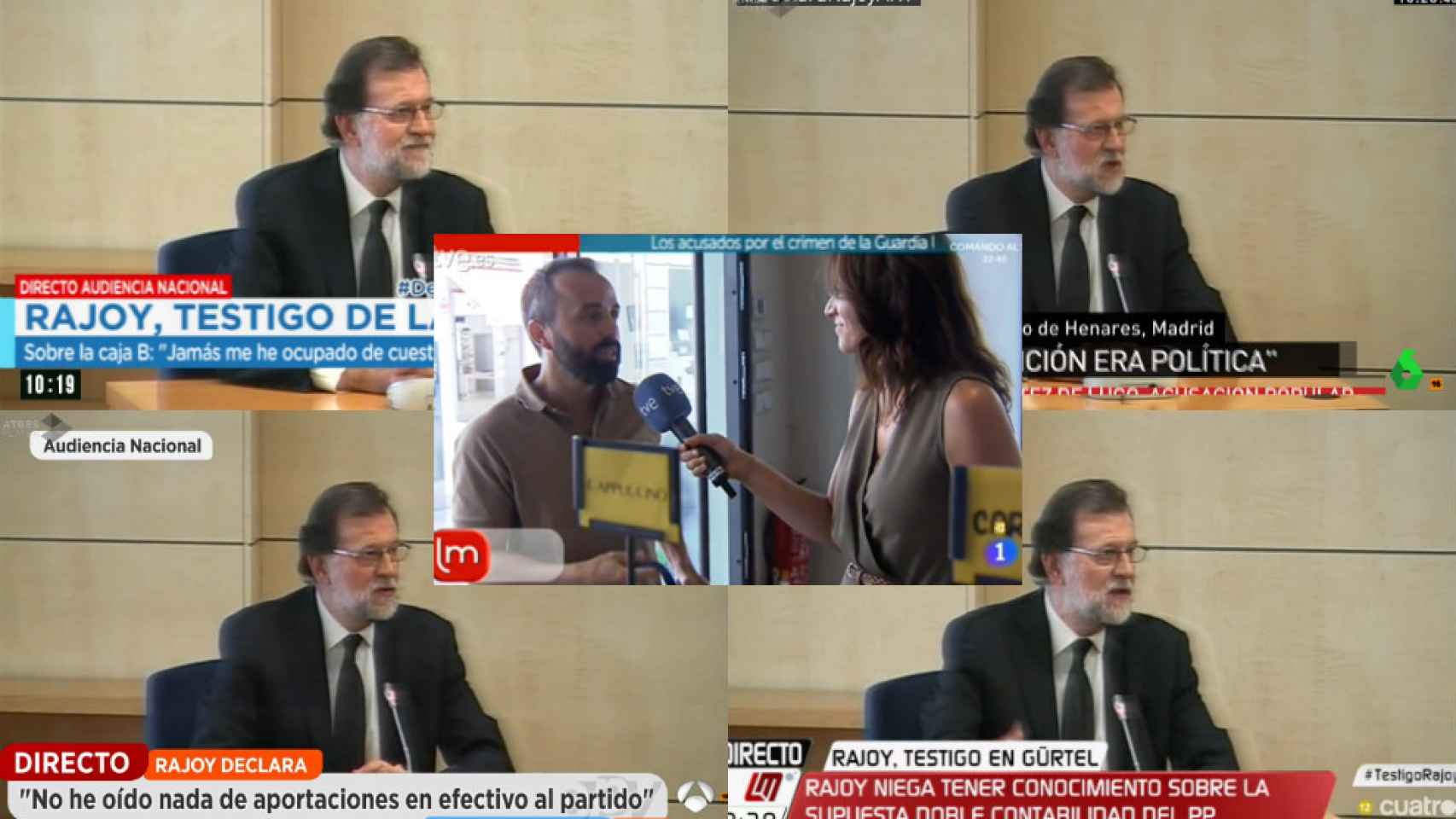La 1, única cadena generalista que no emite la declaración de Rajoy