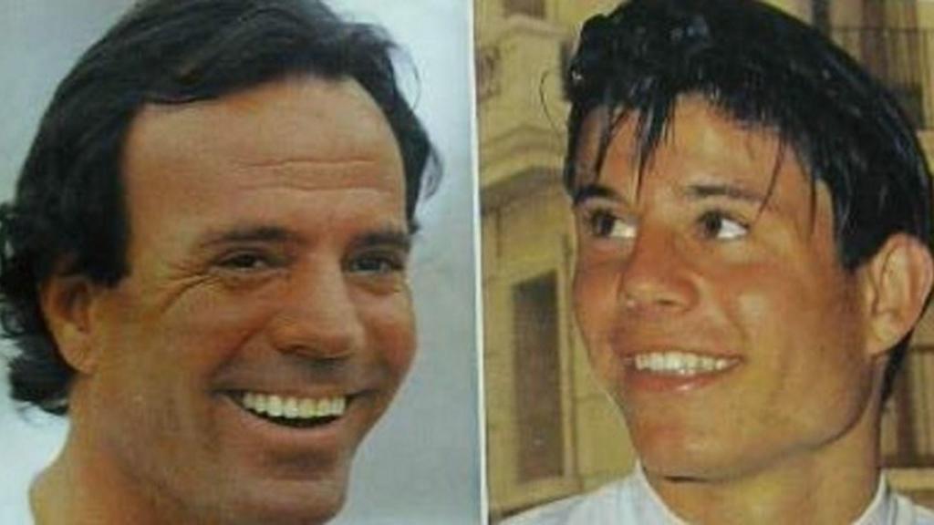 Julio Iglesias y Javier Sánchez Santos.