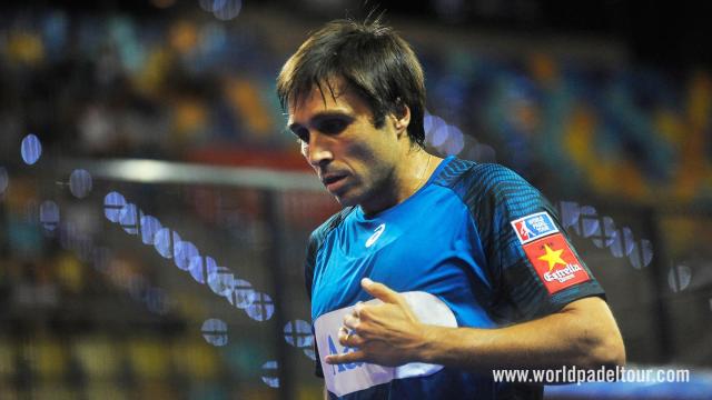 Fernando Belasteguín en su regreso a las pistas.