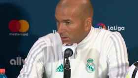 Zinedine Zidane, en rueda de prensa antes de 'El Clásico' en Miami