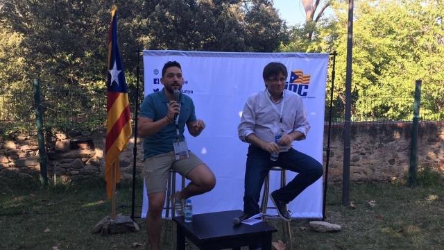 El presidente de la Generalitat, durante el acto de este sábado.