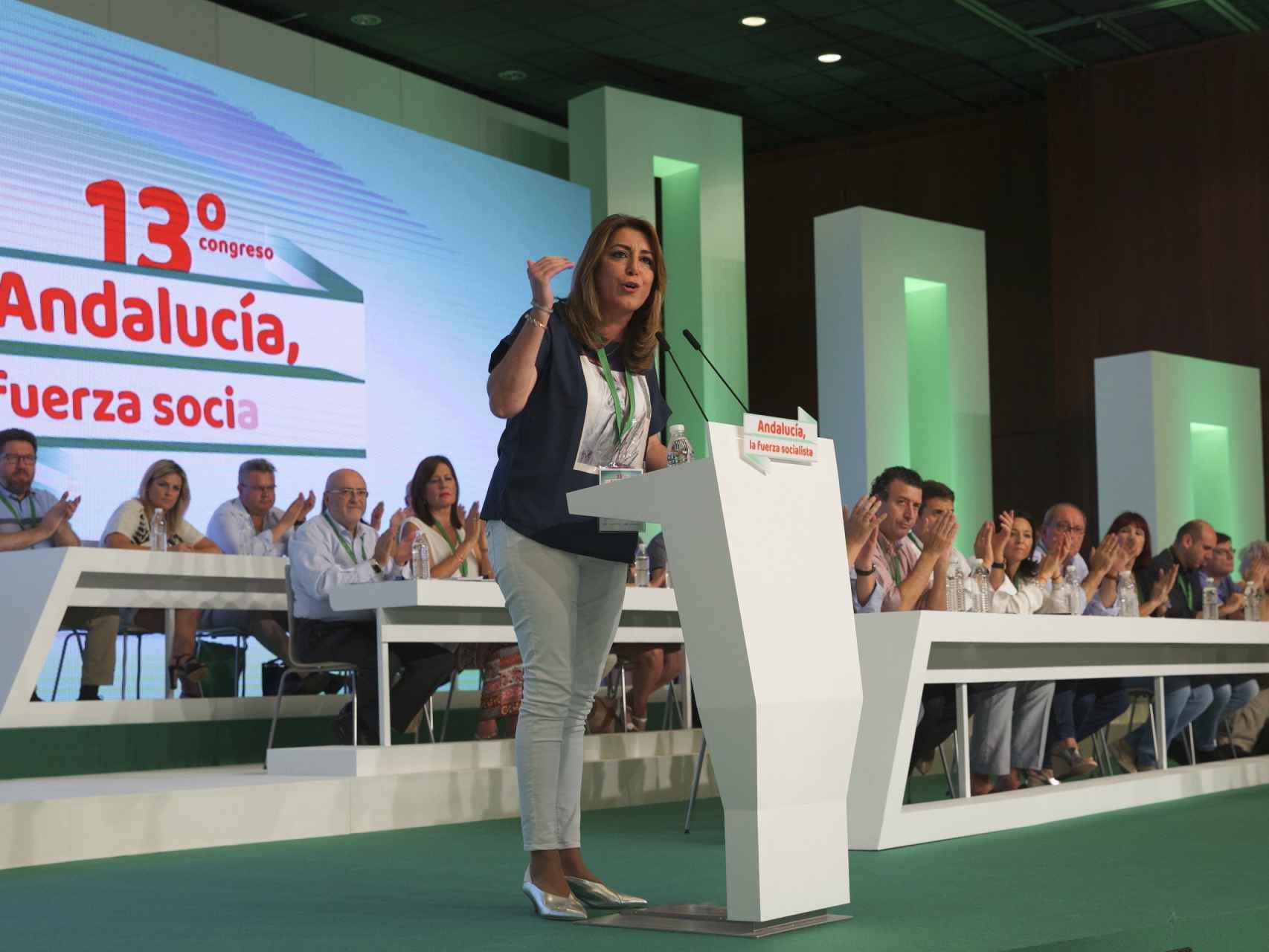Susana Díaz en el discurso inaugural del 13º Congreso del PSOE Andaluz
