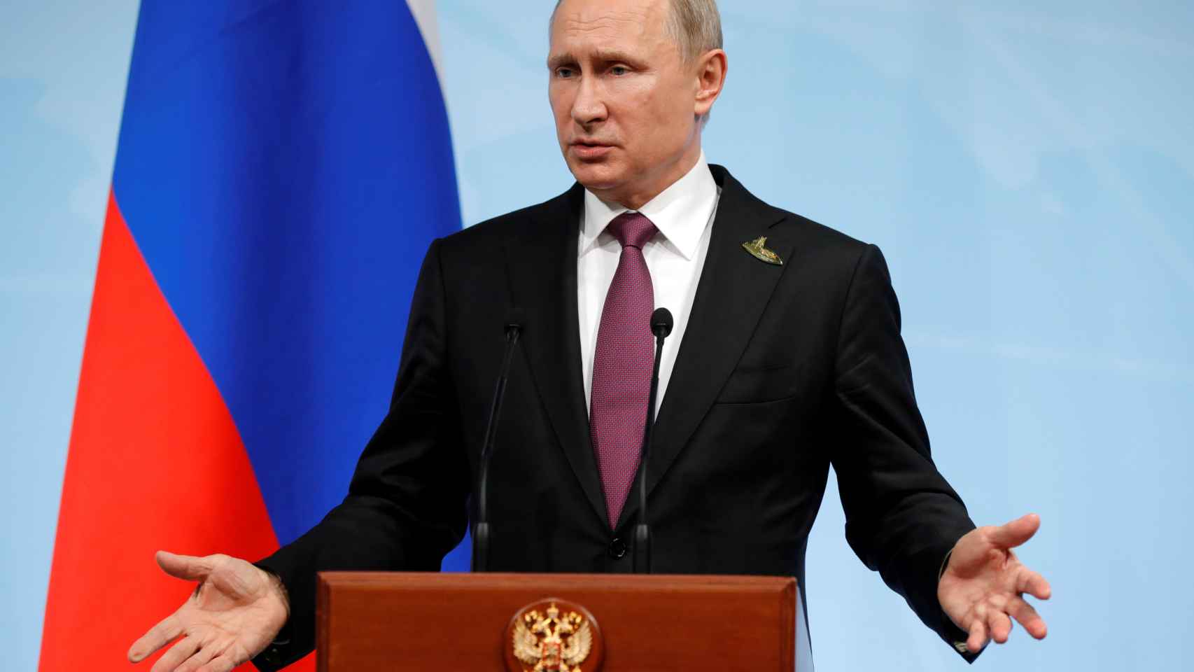 Vladimir Putin, durante una comparecencia pública.