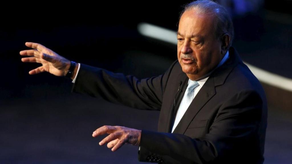 El empresario mexicano Carlos Slim tiene el control de FCC, Realia y Cementos Portland.