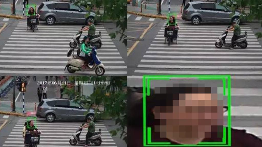 La infracción de un motorista detectada por una cámara con reconocimiento facial
