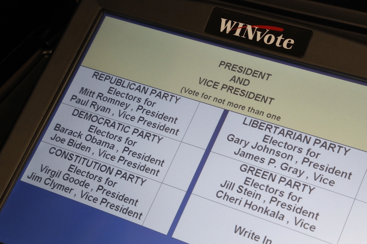 winvote elecciones estados unidos electronicas ordenador