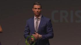 Cristiano, en la Gala Quinas de Ouro. Foto: Twitter (@elchiringuitotv)