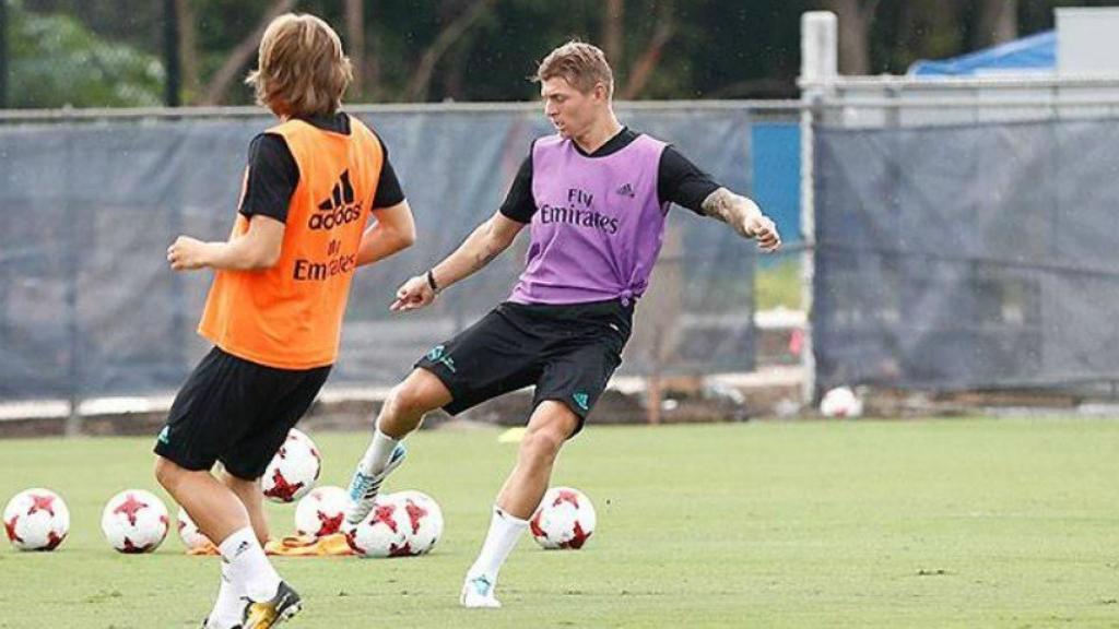 Kroos vuelve a los entrenamientos