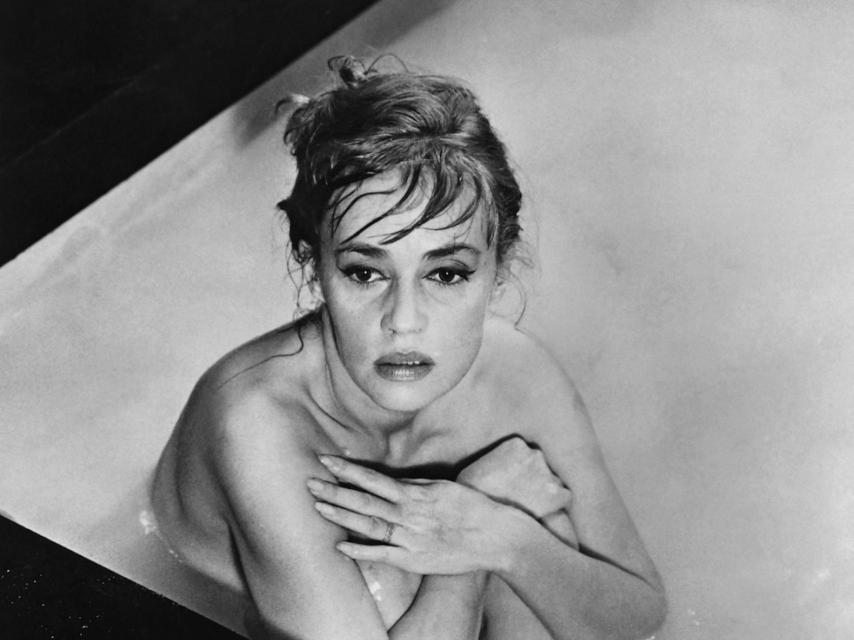 Jeanne Moreau en una de sus películas.