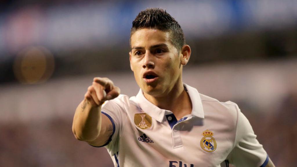 James Rodríguez, cuando todavía militaba en el Real Madrid