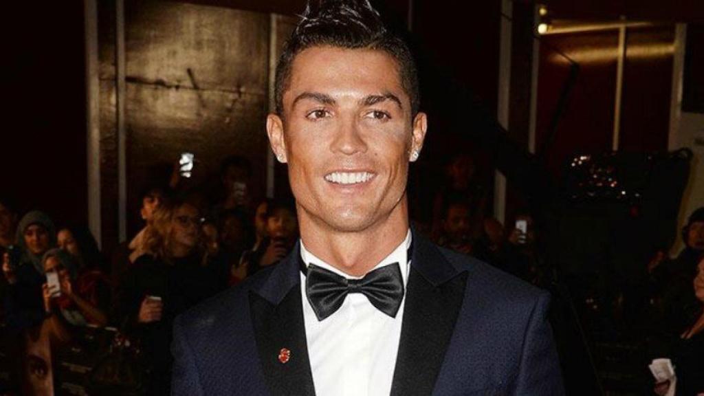 Cristiano Ronaldo en una gala