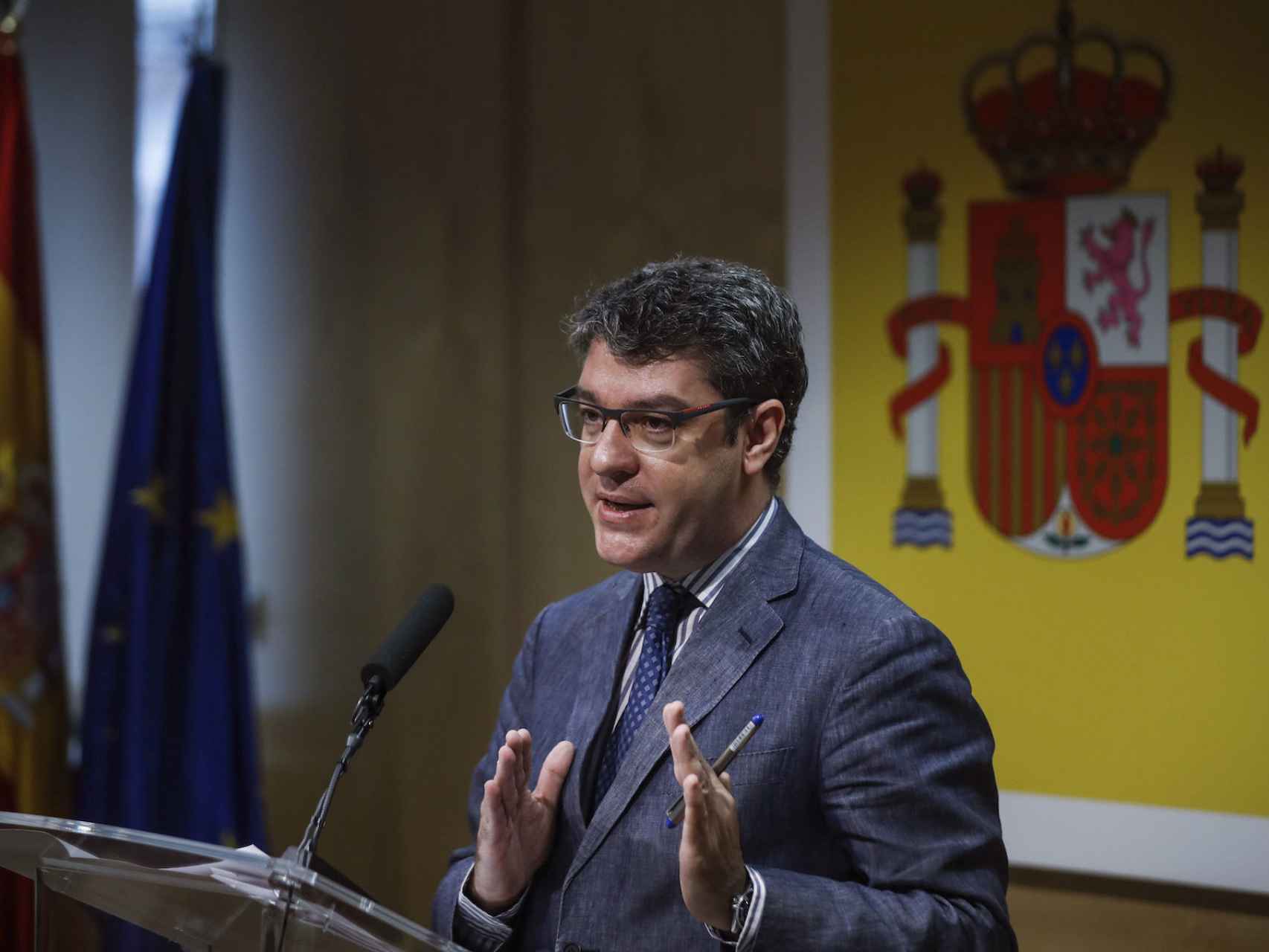 Álvaro Nadal, ministro de Energía, en su comparecencia de este martes.