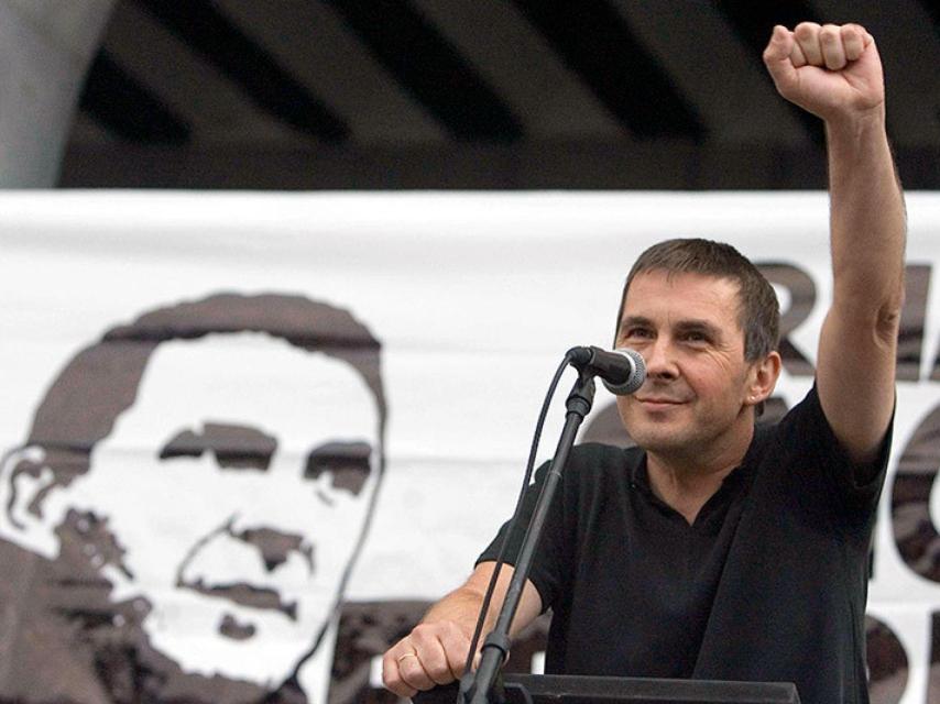 Arnaldo Otegi, en un acto.