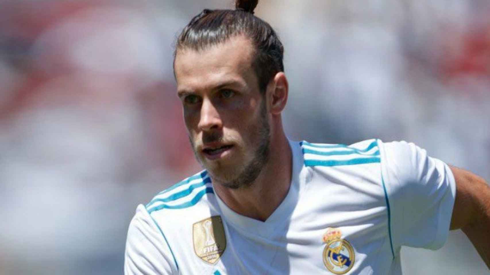Bale, durante la pretemporada con el Real Madrid