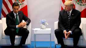 Trump y Peña Nieto durante la cumbre del G-20.
