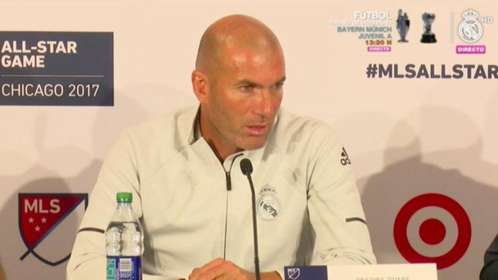 Zidane en rueda de prensa