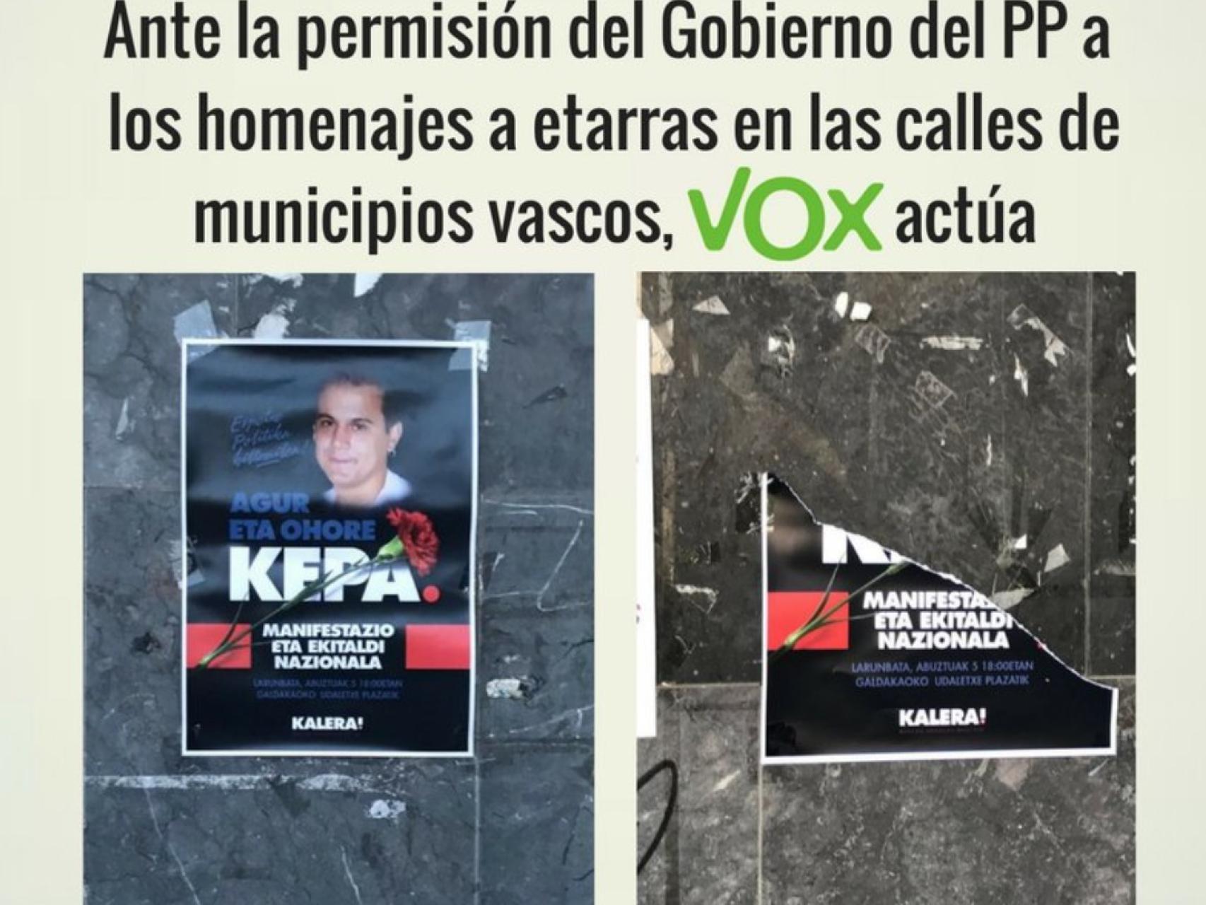 Imagen de la campaña lanzada por VOX en las redes sociales.