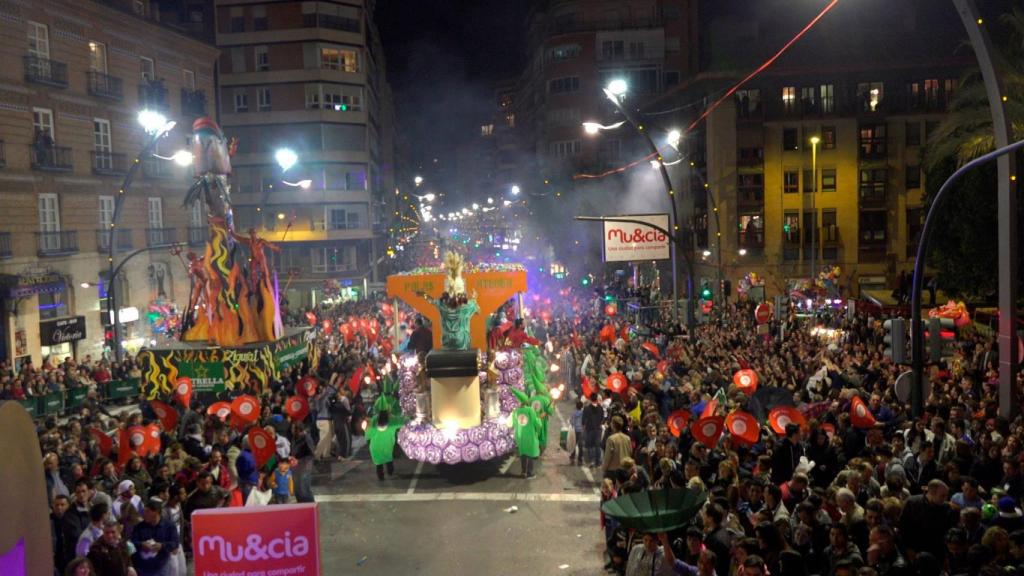 Cada año se celebra por todo lo alto el entierro de la sardina (Murcia)