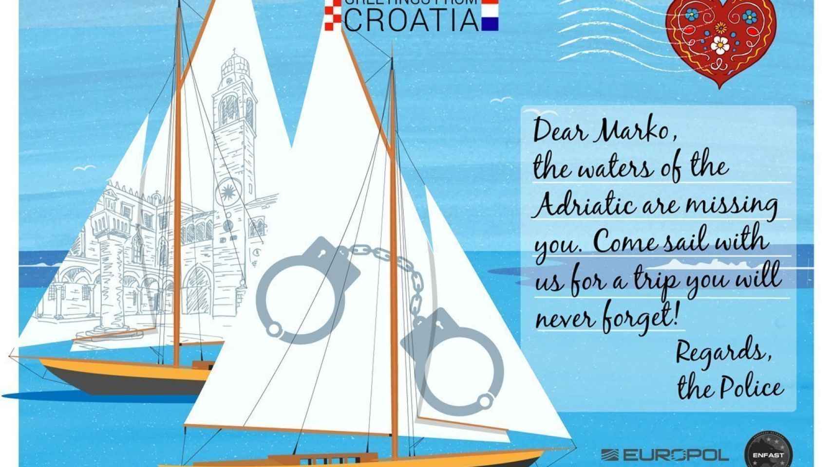 Una postal desde Croacia.