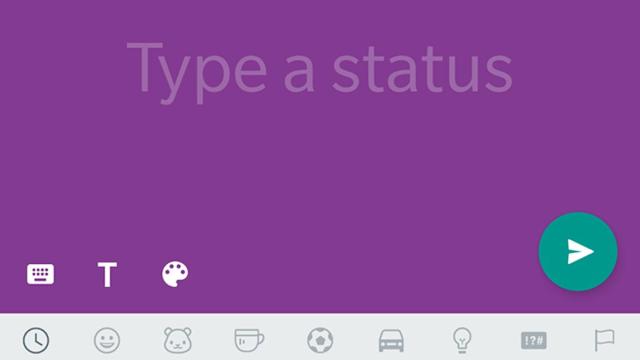 Los estados de WhatsApp se actualizan con textos y fondos de colores como en Facebook