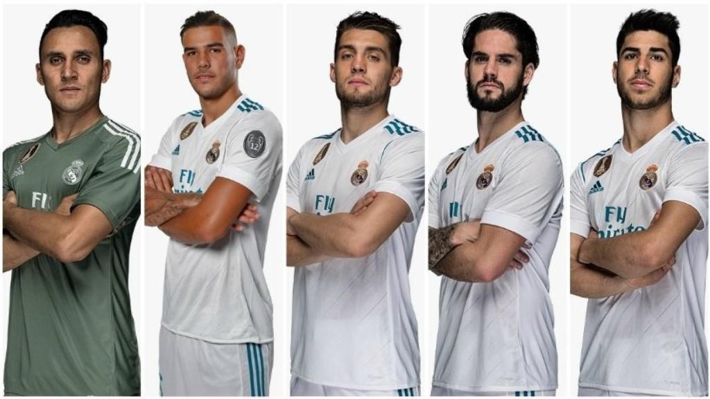 Keylor, Theo, Kovacic, Isco y Asensio