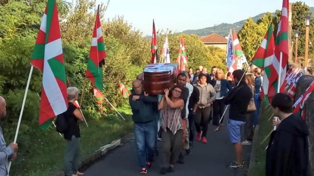 Homenaje en Galdakao al etarra fallecido Kepa del Hoyo.