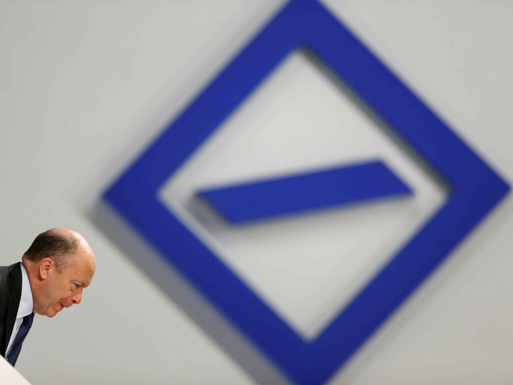 El CEO de Deutsche Bank, John Cryan, durante la junta general de accionistas.