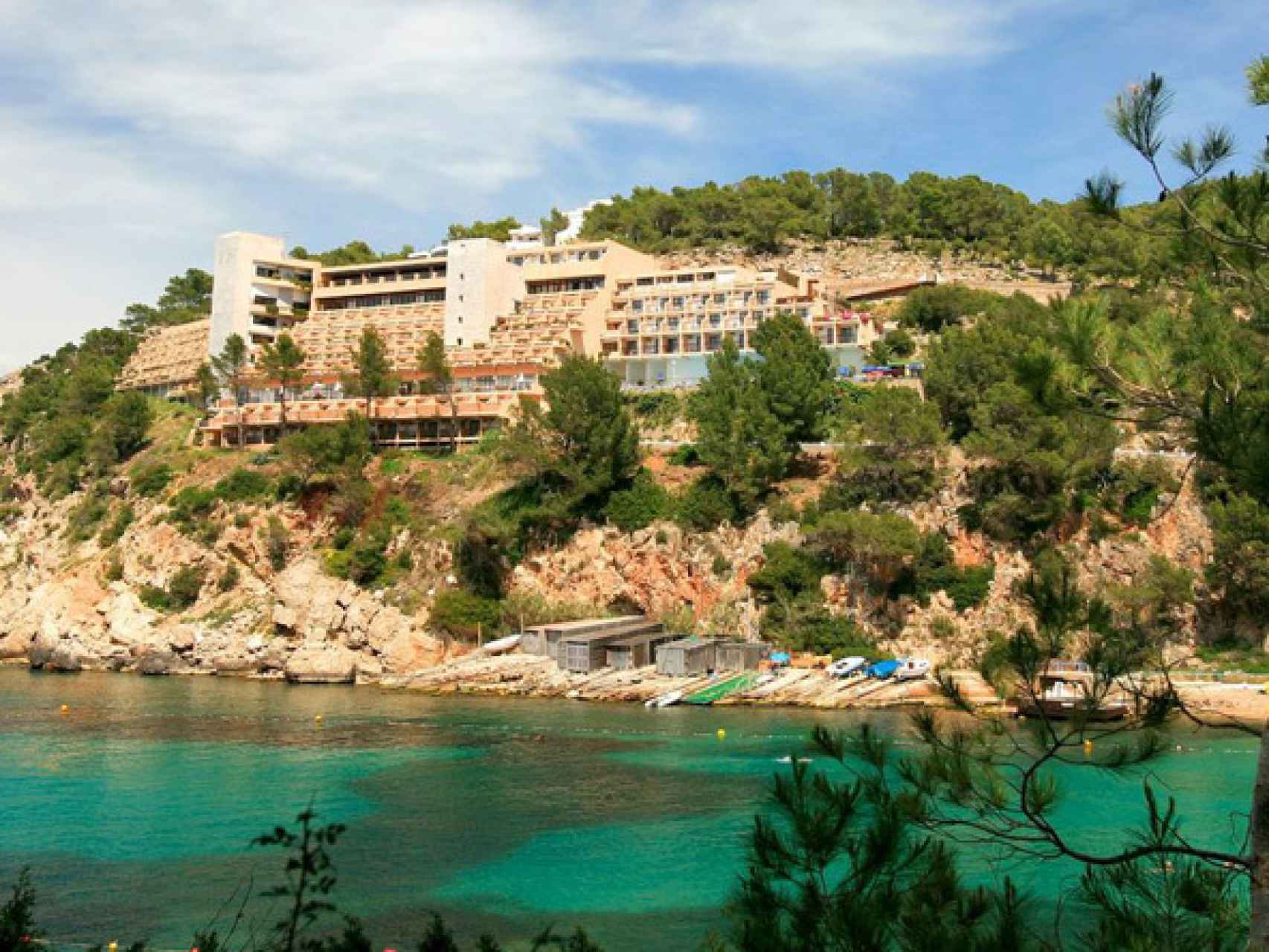 Hotel Galeón, en Ibiza, propiedad de Hispania.